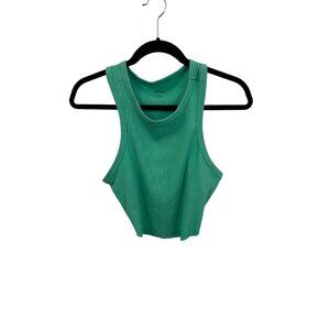 NWT Wild Fable green crop top size large